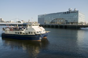 Glasgow clipper on River Clyde